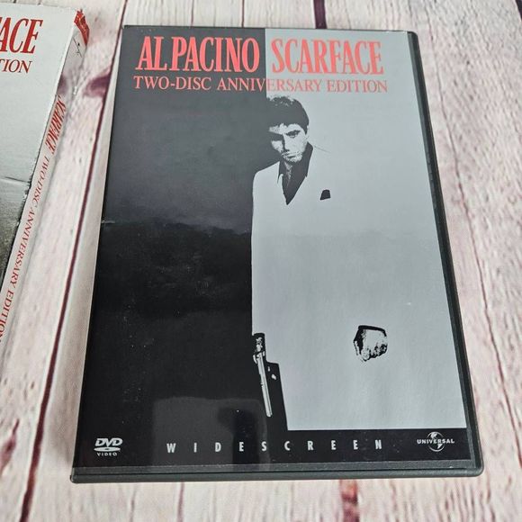SCARFACE Al Pacino Two Disk Anniversary Edition DVD Set, 1983 Widescreen - Picture 3 of 6